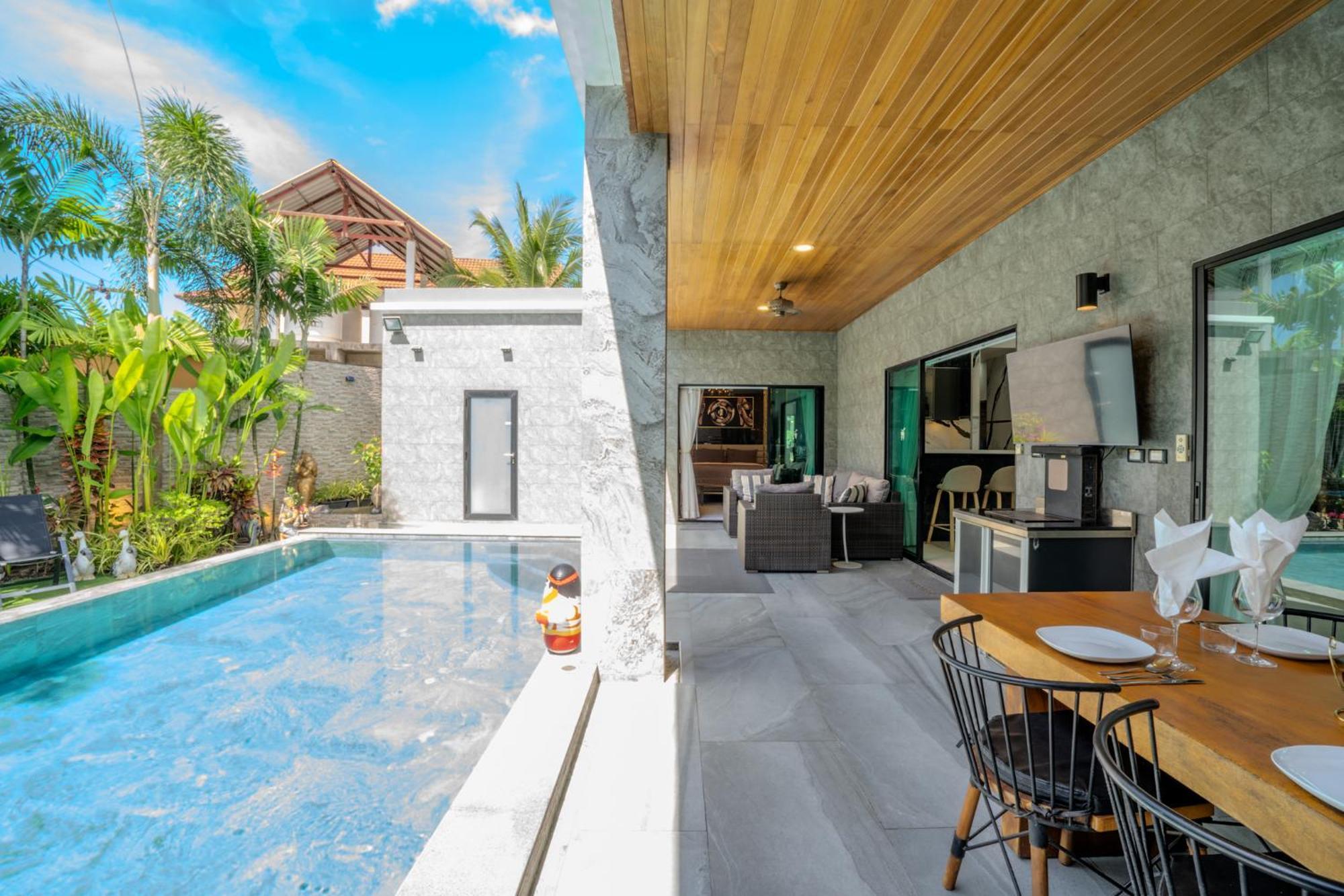 Noi'S Villa - Cozy & Modern, 15Min Walk To Kamala Beach Phuket Eksteriør bilde